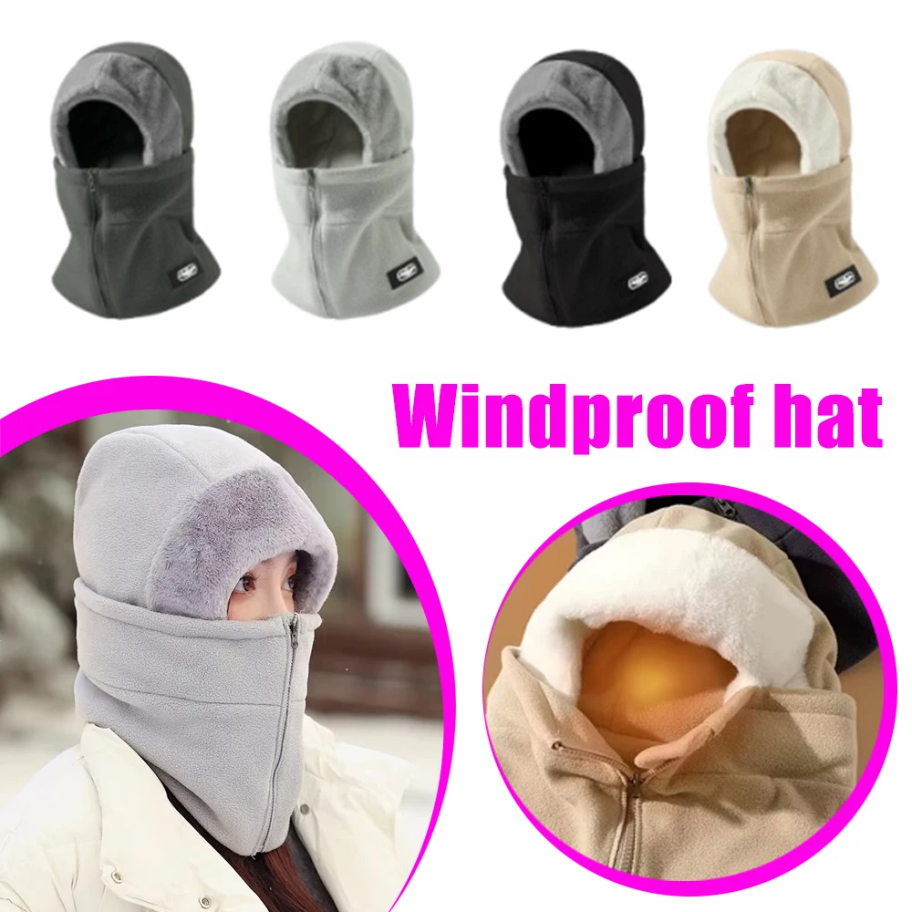 

Windproof Ski Visor Cold Weather Round Top Design Winter Breathable Thermal Face Mask Neck Warmer Scarf Helmet Hood Cycling