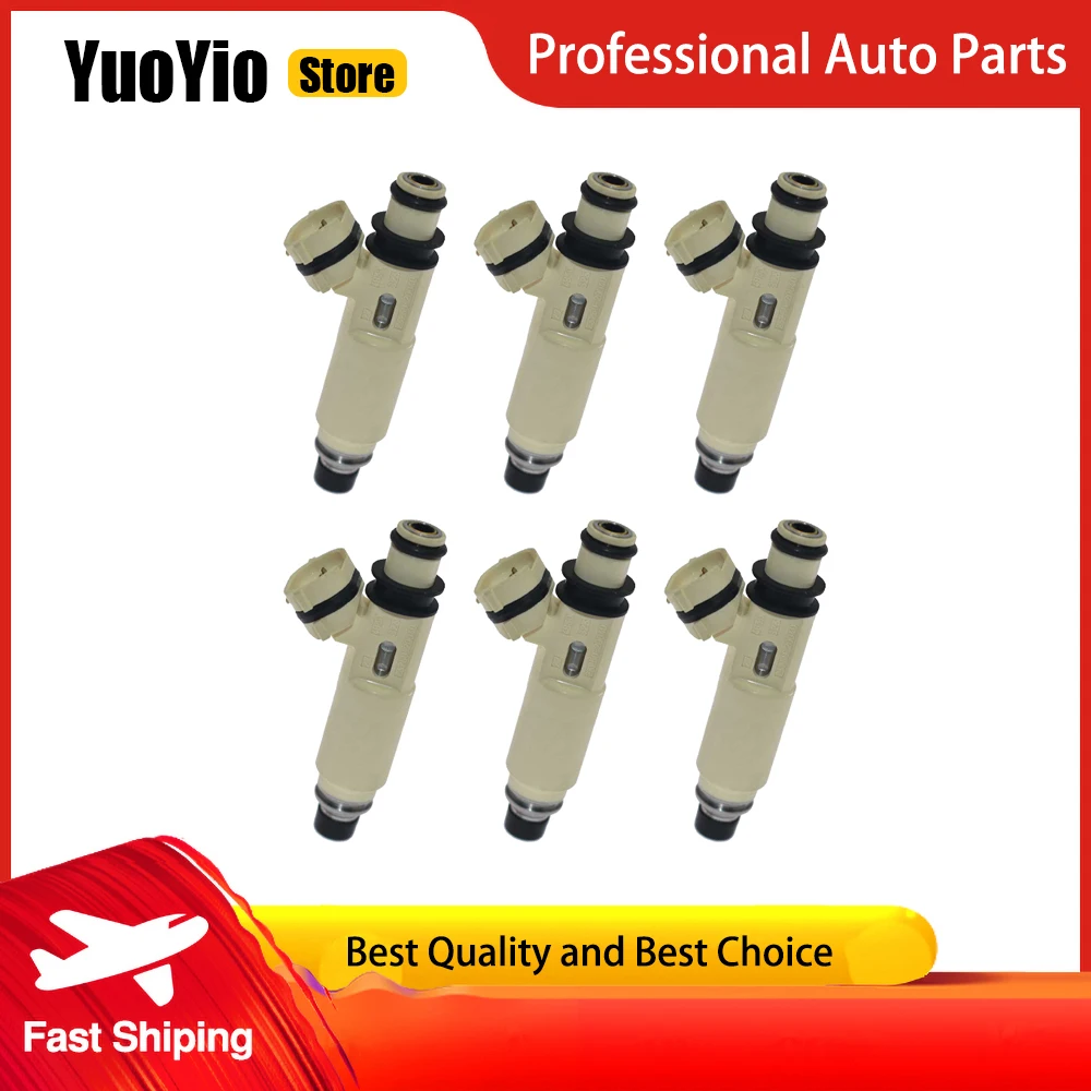 YuoYio  6pcs New 23250-20040 2325020040 Fuel Injector Nozzle For Toyota Camry Highlander For Lexus ES330 3.3L