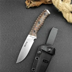 BK 853 Mini Pocket Knife D2 Steel Blade G10 Handles Camping EDC Survival Knife Self Defense Tactical Hunting Knife with Sheath