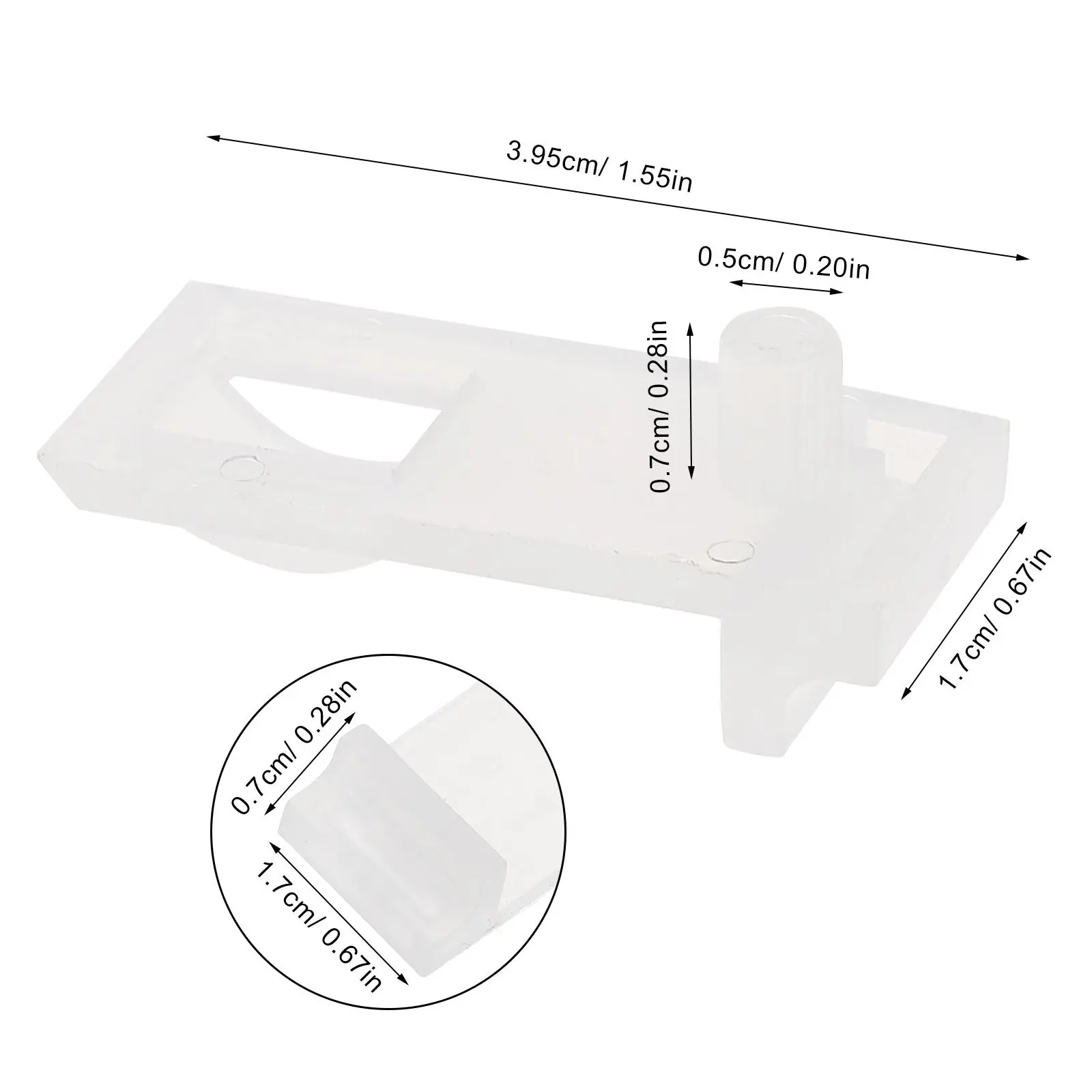30Pcs Shelf Support Peg Clip Plastic Cabinet Shelf Bracket Stable Grip for 18Mm Board Kitchen Cupboards Closets Bookcase