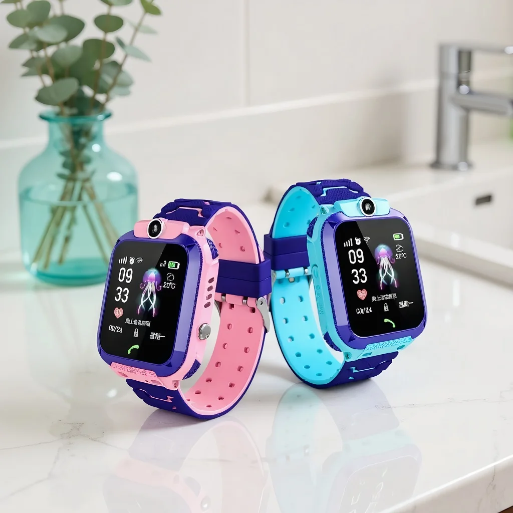 

​​Q12 Kids Smart 2G Call Watch - Waterproof GPS Child Tracker with SOS & Sports Monitor for Boys Girls​​
