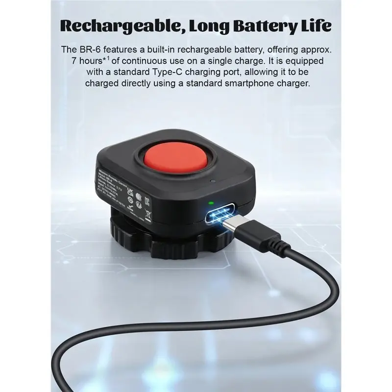 B29C-Wireless Bluetooth Video Remote Recording Button REC Function For Sony Canon Nikon Fujifilm Cameras-Cage Mount Grip