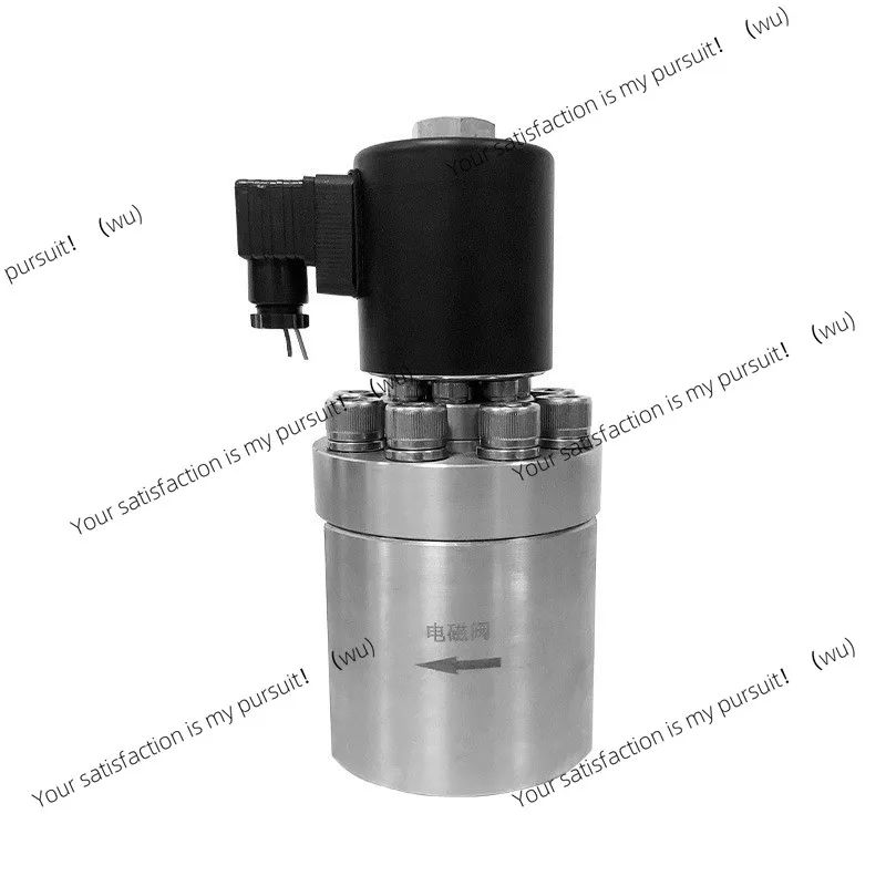 High pressure solenoid valve piston structure full copper coil millisecond response