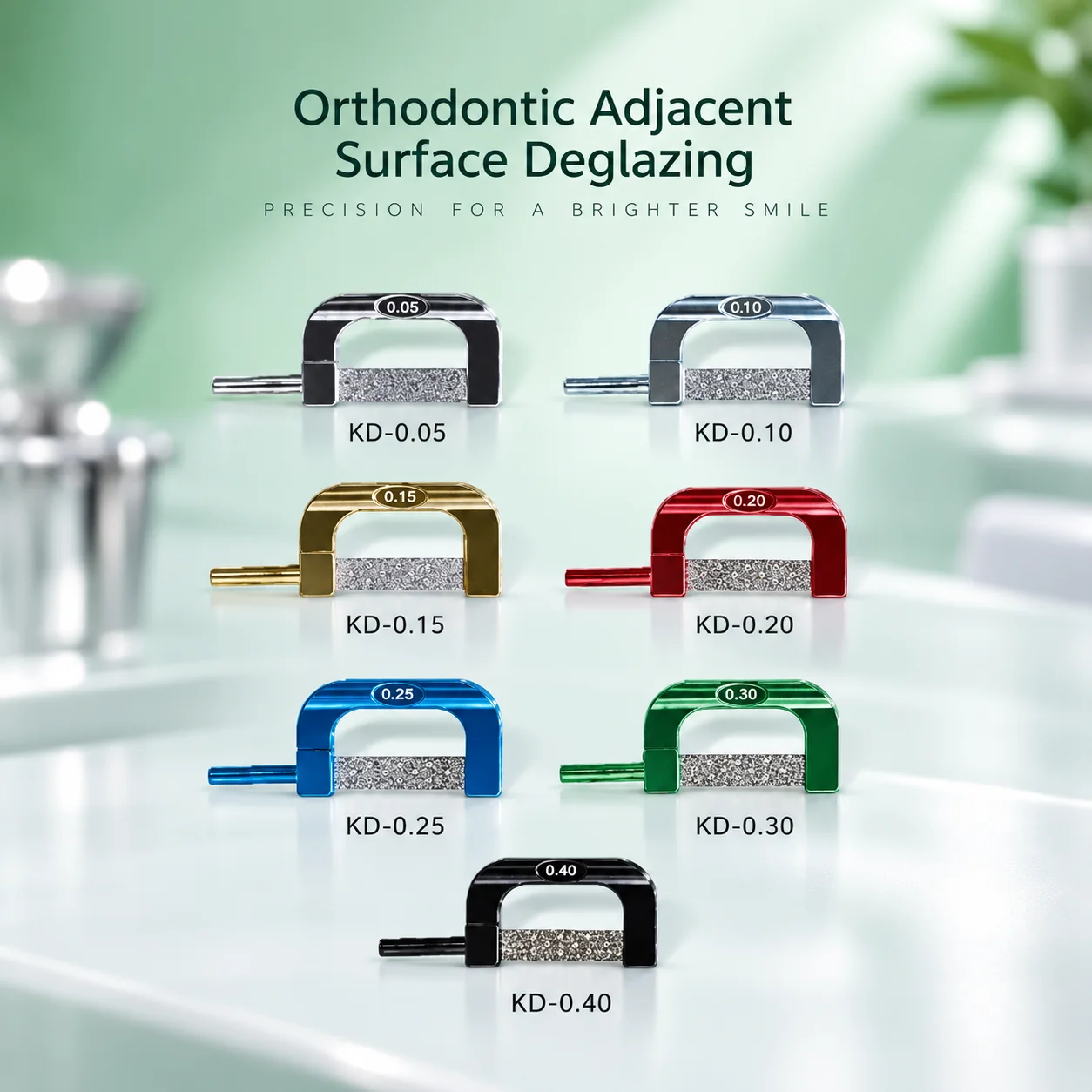 Dental IPR Contra Angle Handpiece 4:1 Orthodontic Enamel Reduction Interproximal Stripping for Orthodontic Clinic Supplies