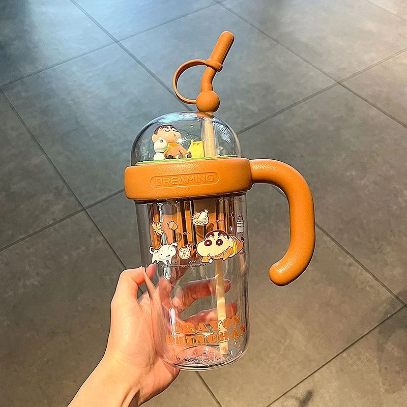 Miniso Youpin Crayon Shinchan Straw Cup for Girls New 2025 High-Quality Birthday Gift 830ml Capacity - Image 5