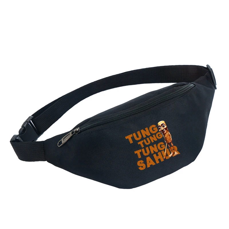 حقيبة Brainrot الإيطالية تونغ تونغ صحور الصدر حزمة النساء الرجال النسخة الكورية حقيبة كروسبودي الرياضة في الهواء الطلق حقيبة ظهر ذات حمالة عادية #3