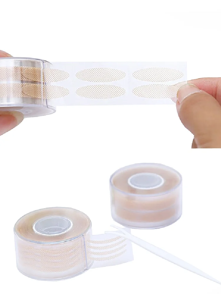 Eye Lift Strips Double Eyelid Tape 600pcs Clear Gray Eyelid Stripe Big Eyes Invisible Double Fold Eyelid Sticker Makeup Tool