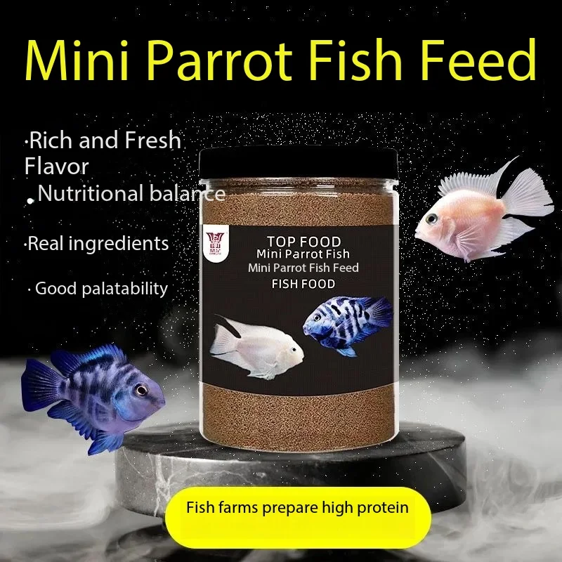 Alimento en Microperlas de Alta Proteína con Espirulina y Astaxantina para Peces Mini, Comida para Ciuchilíes Enanos, Guppys, Tetras, Peces Bebés