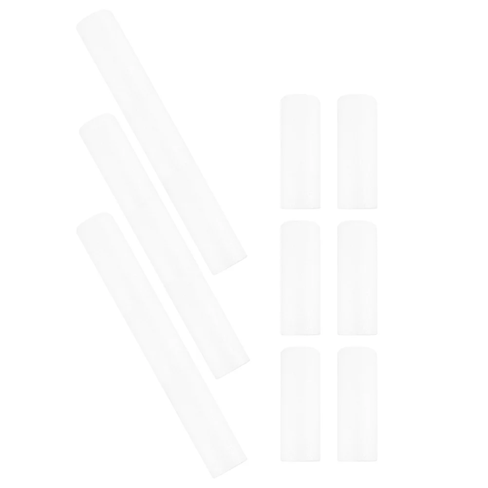 

9Pcs Polystyrene Foam Cylinders White DIY Crafts Floral Arrangements Solid Rods Early Education Art Supplies for