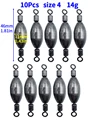 10Pcs-size 4-14g