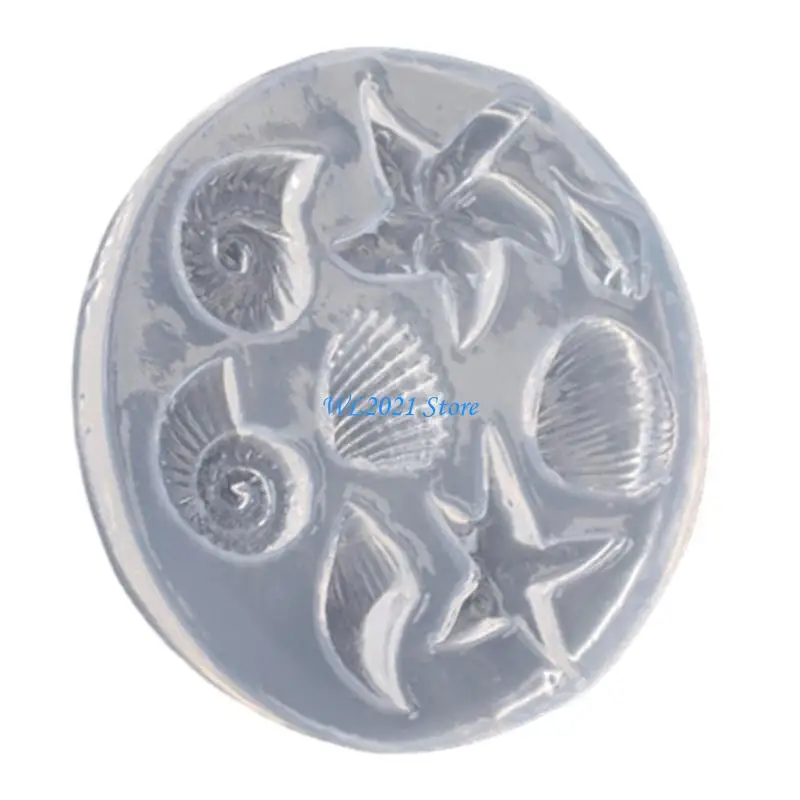 

G5GC Shell Mold DIY Crafts Mould Ocean Theme Ornament Silicone Casting Molds