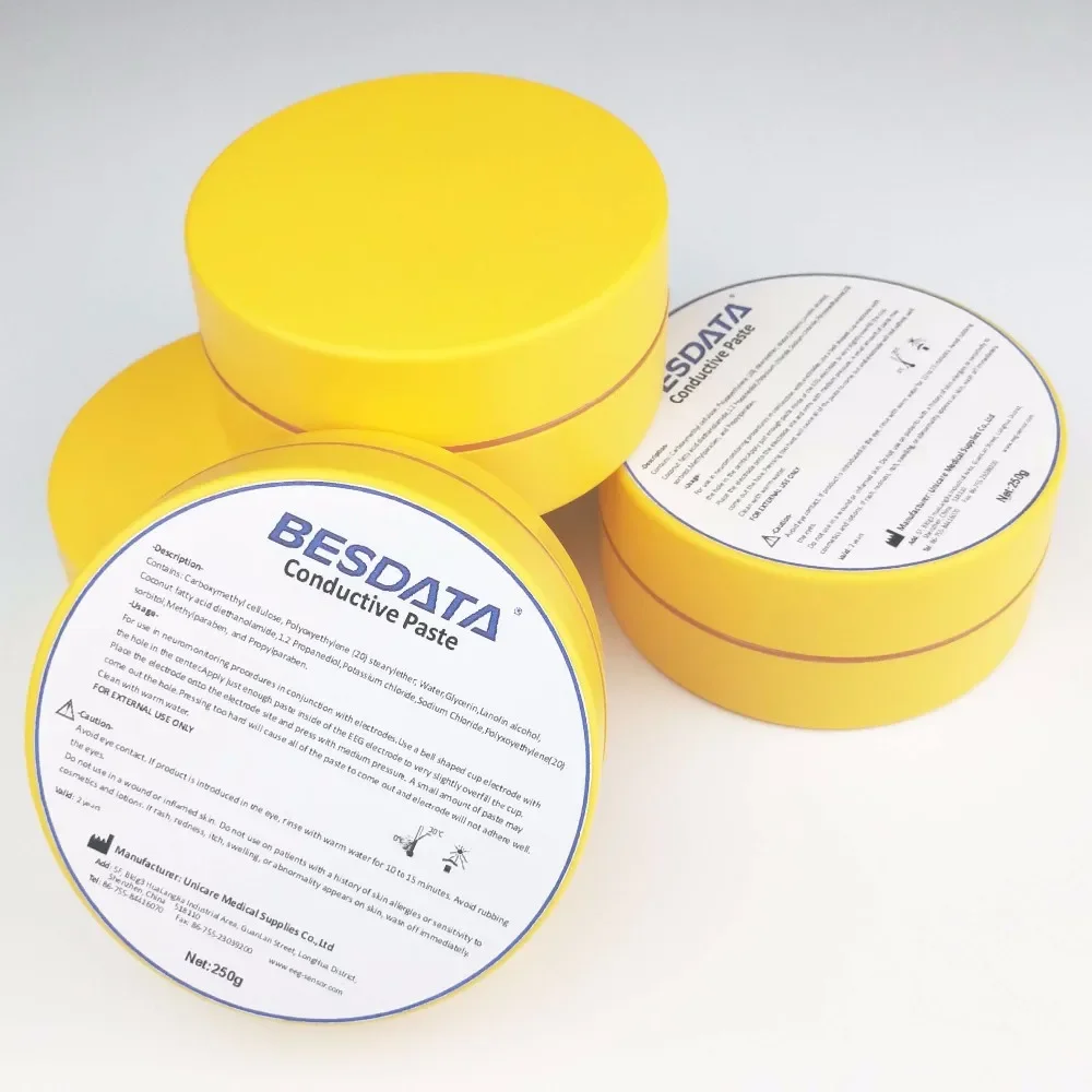 High Conductivity Durable EEG Conductive Gel Paste For EEG Electrode EEG Brain Monitoring Hat