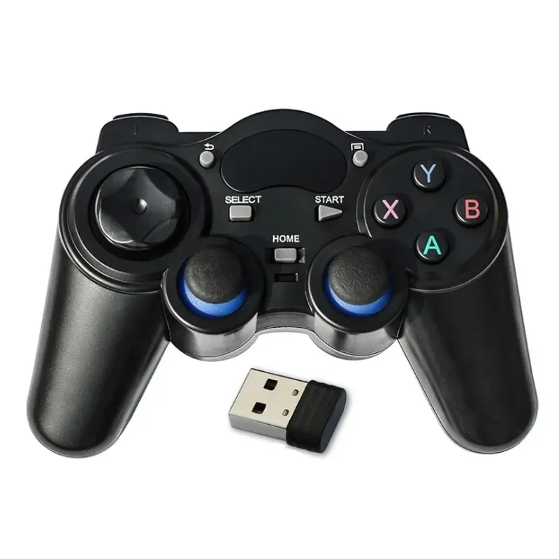Camepad controller wireless 2.4G con convertitore OTG per PS3 / TV Box / telefono Android / joystick per PC per accessori PS3