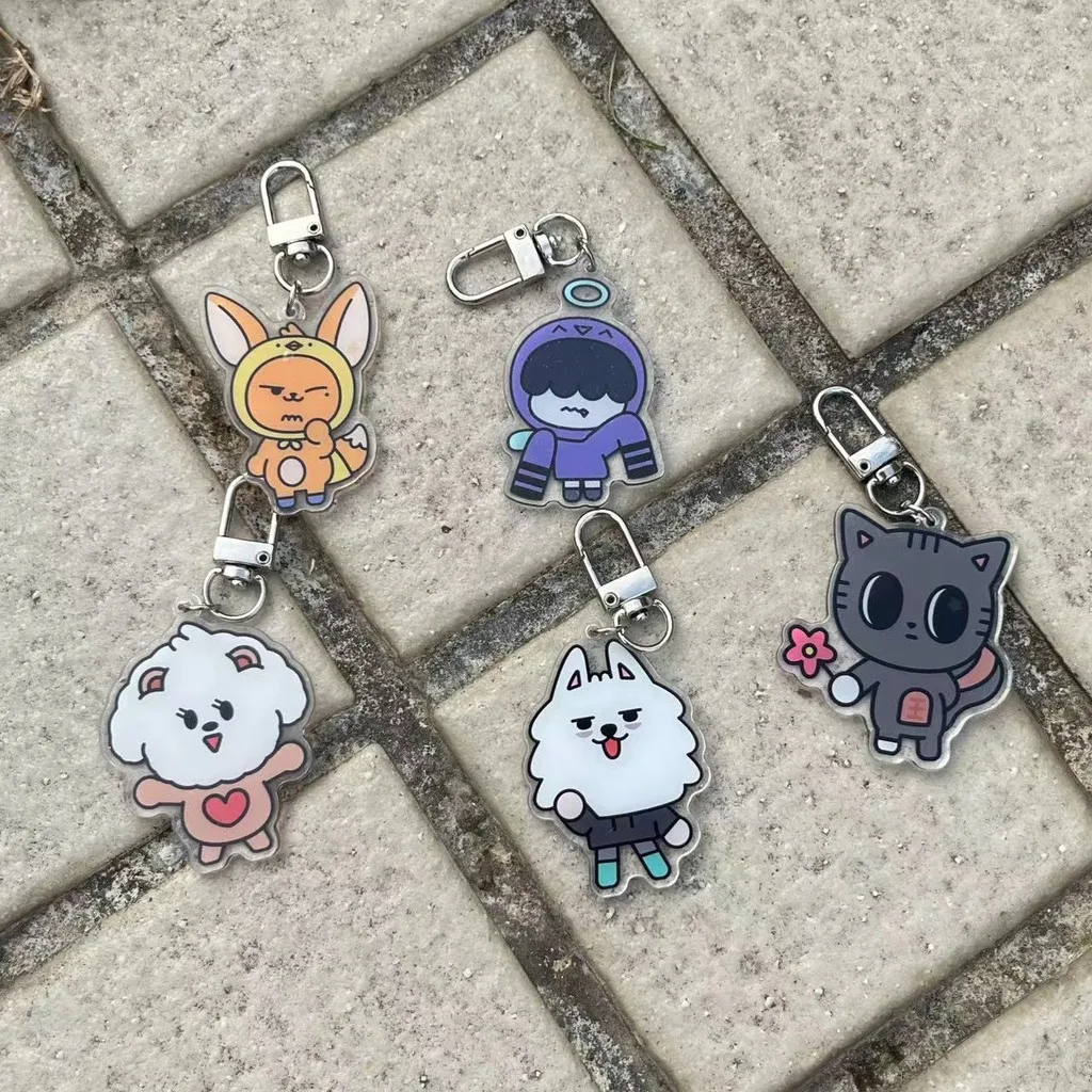 Kpop Idol SOOBIN YEONJUN BEOMGYU TAEHYUN HUENINGKAI PPULBATU Acrylic Keyring Keychains