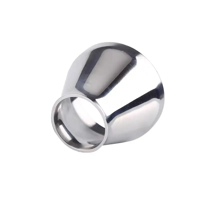 

304 stainless steel welded reducer, with internal and external polishing, sanitary grade, concentric reducer straight through