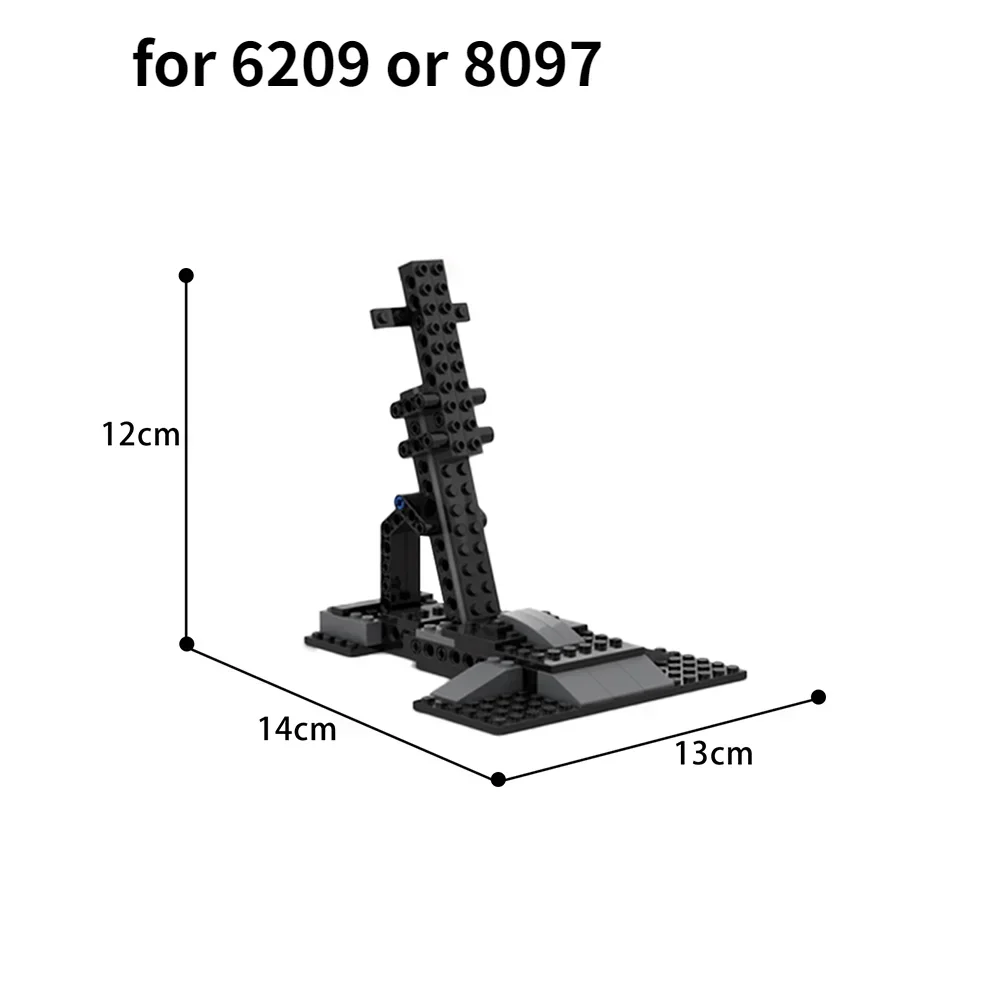 Bausteine, ferngesteuerte Autohalterung für Flugzeuge, kreatives Design mit kleinen Partikeln, Ornamentmontage, Zubehör für Jungen