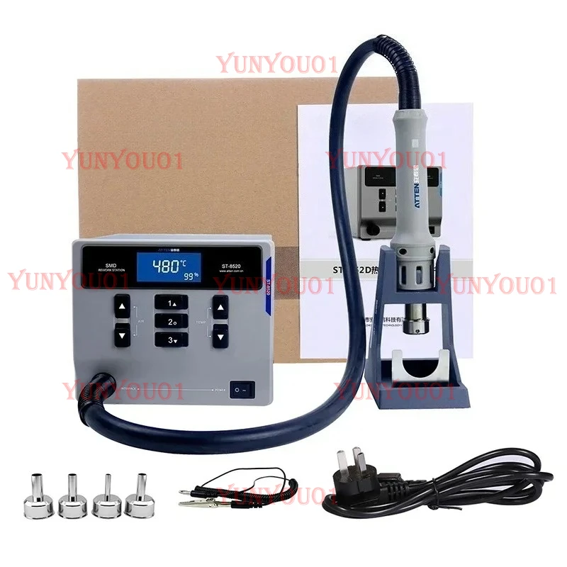 

ST-862D Hot Air Gun Soldering Station Lead-free Intelligent Digital Display 1000W Rework Station For Phone PCB Chip Repair