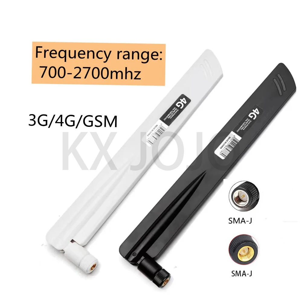 Antenna Full Band GSM/2G/3G/4G Omnidirectional Rubber Stick 38DB 700-2700Mhz Antenna 1pcsSMA Inner Pin Folding