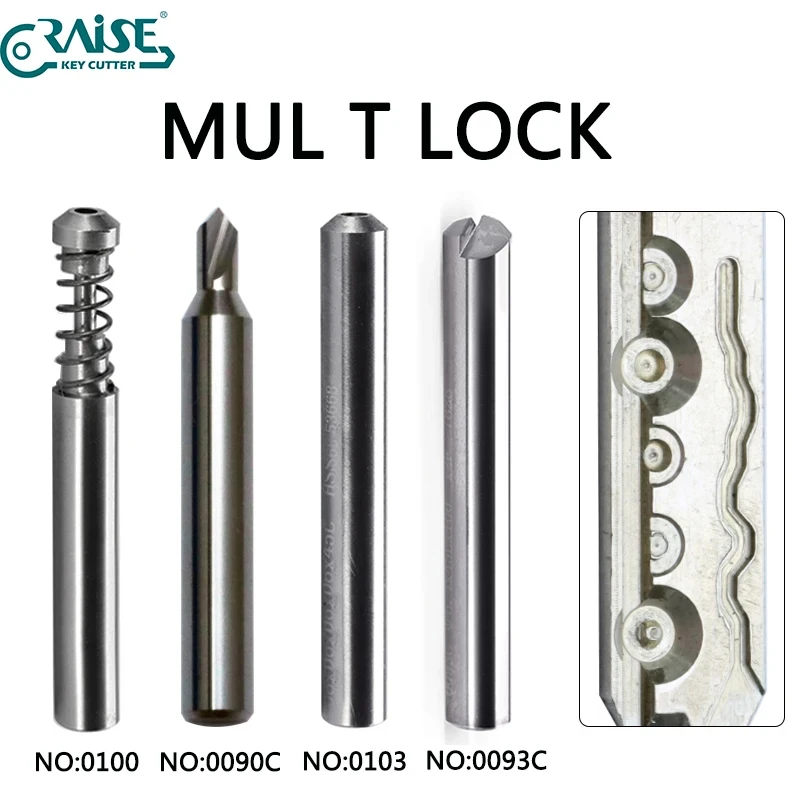 

Mul T Lock Milling Cutter Copy MUL-T-LOCK Keys for Manual Key Duplicating Machine Locksmith Tools