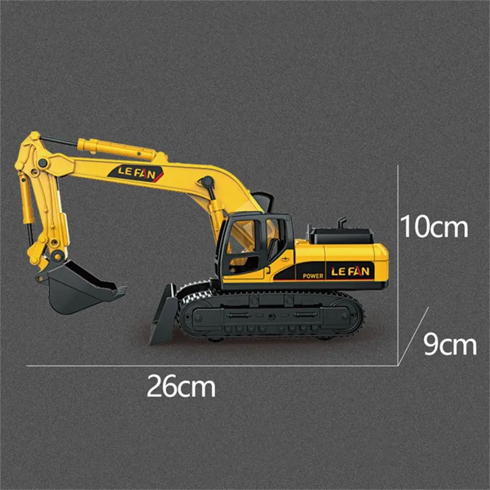 Drill Excavator Engineering Models Cars Vehicle Toy Model Toys Inertial Truck Toy Bulldozer Education Simulation Crane Toy