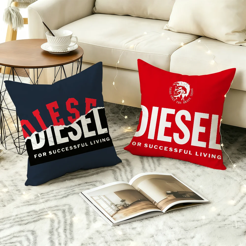 Fashion print D-Diesel cushion cover Comfortable Decorative For Bedroom Living room Dormitory Picnic and Holiday Decoration