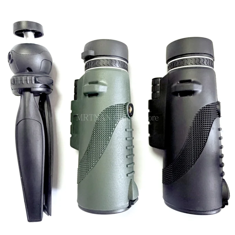 

80X100 Monocular Telescope Portable with Tripod Mobile Phone Clip Outdoor bird Watching Camping and Hiking