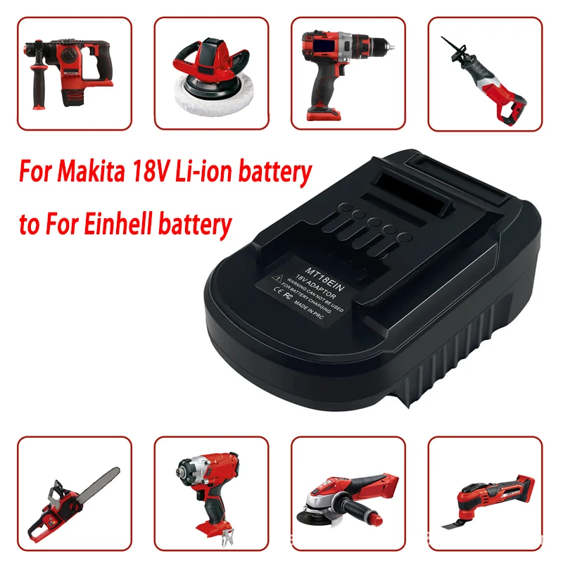 Adapter for Makita 18V To for Einhell 18V Li-Ion Battery Replacement Converter for Einhell Cordless Power Drill Driver Tools Use