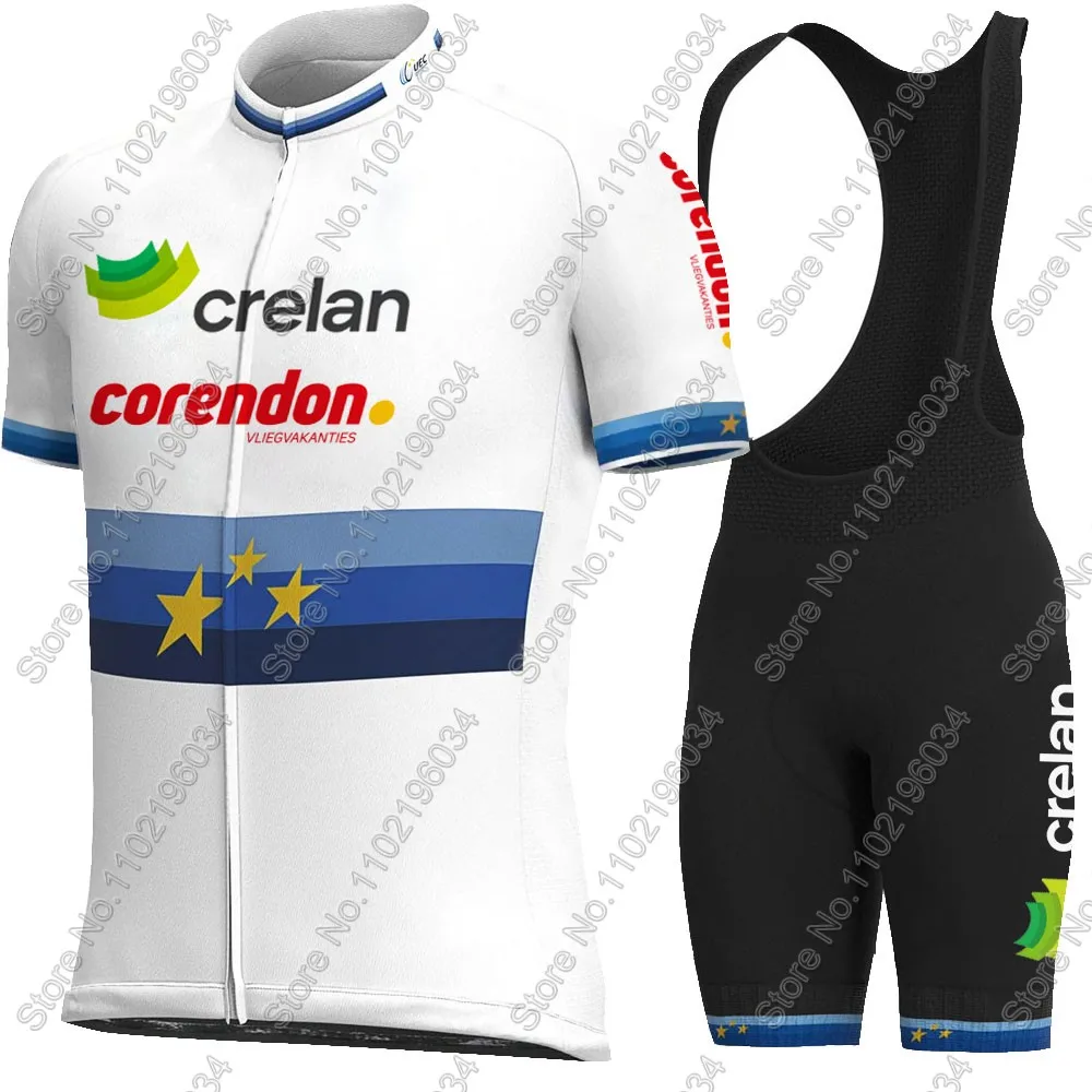 الأوروبي 2026 كريلان كورندون فريق الدراجات جيرسي مجموعة دراجة Cyclocross الملابس الطريق دراجة قمصان دعوى دراجة مريلة السراويل الجبلية