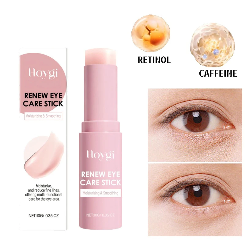 

Нежный бальзам для глаз с ретинолом и кофеином для кожи, темных кругов и отечности, гиалуроновой кислоты, коллагеновый увлажняющий крем для глаз, уход за глазами