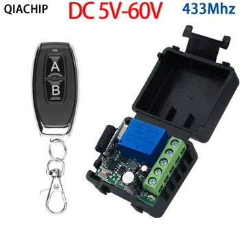 433Mhz DC 12V 5V-60V 1CH 범용 무선 리모콘 스위치 릴레이 수신기 모듈 RF 송신기 433Mhz 리모콘