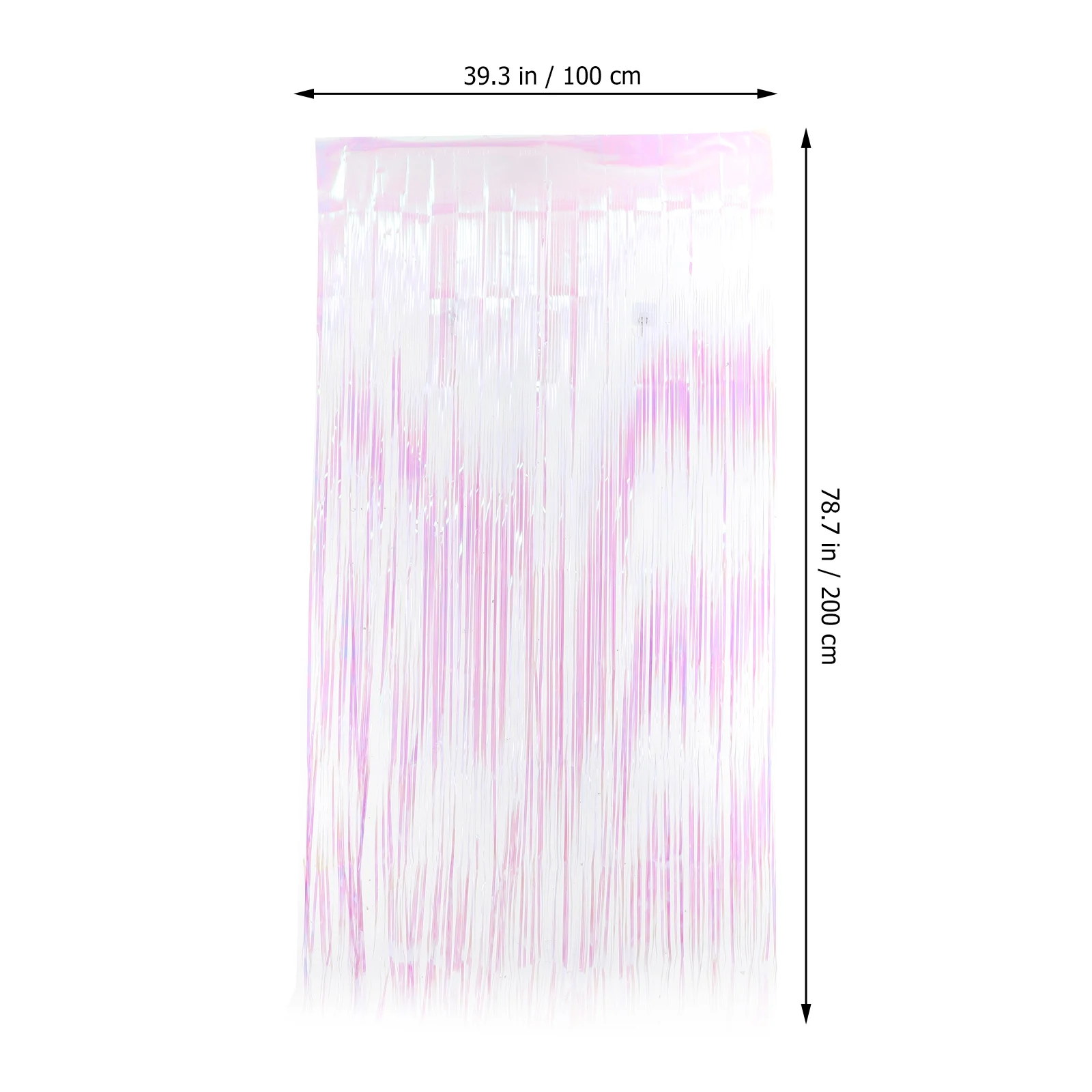 

1Pc Exquisite Fringe Curtain Rainbow Streamers Backdrop For Birthday Party Decoration