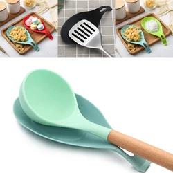 Silicone Insulation Spoon Rest Heat Resistant Placemat Drink Glass Coaster Tray Spoon Pad Eat Mat Pot Holder Kitchen Accessories