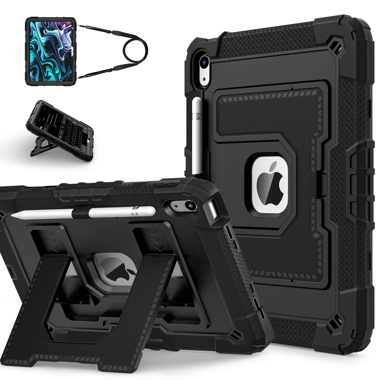 Tablet Protective Case C5 Models Are Suitable for iPad A16 11Th (2025) 10Th 10.9 (2022) with Stand 10 Colors Available