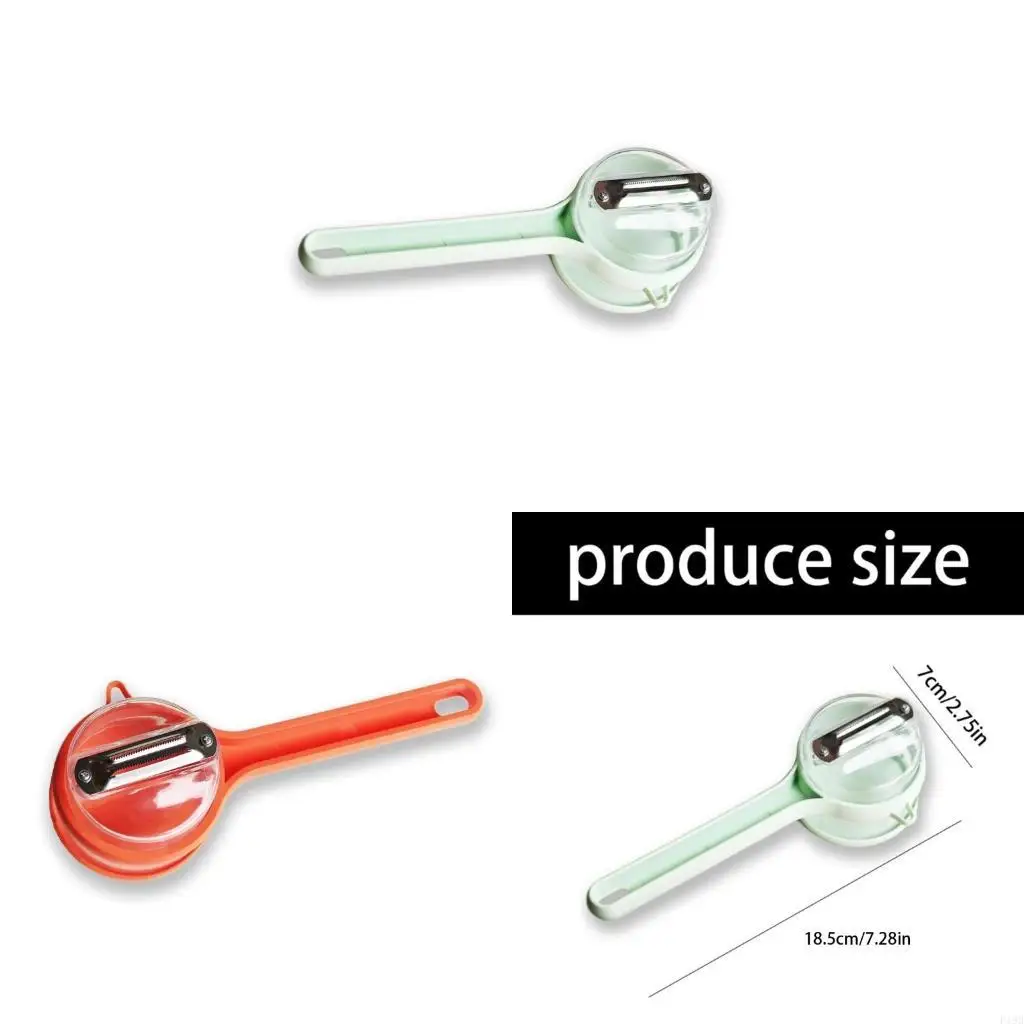 F19B Space Saving Peeler Efficient  Cutter Peeler For Quick Fruit And Vegetable Preps With Stainless Steel Cutter