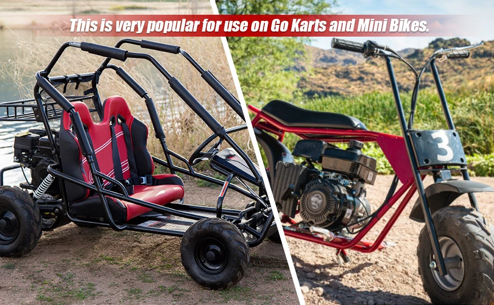 طقم عمود الرافعات 5/8 بوصة × 12 بوصة لسلسلة Minibike Go Kart