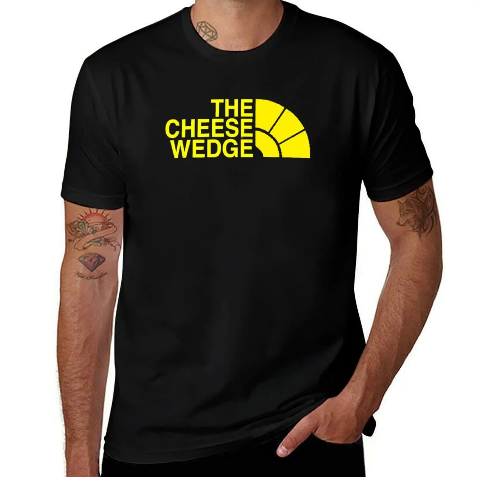 The Cheese Wedge T-Shirt Anti-Perspiration Workout Top T-Shirt