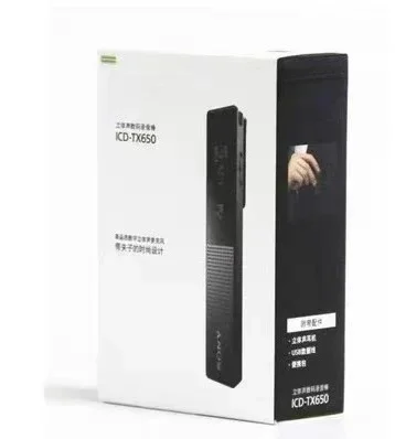 100% New Digital Voice Recorder Original For Sony ICD-TX650 Ultra Thin 16G,Long Distance High Noise Reduction