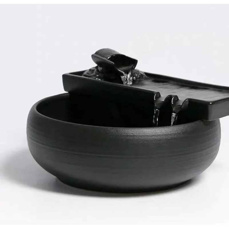 

Ceramic Tabletop Fountain for Indoor and Outdoor Table Desk Office Patio (Ceramic Fountain)