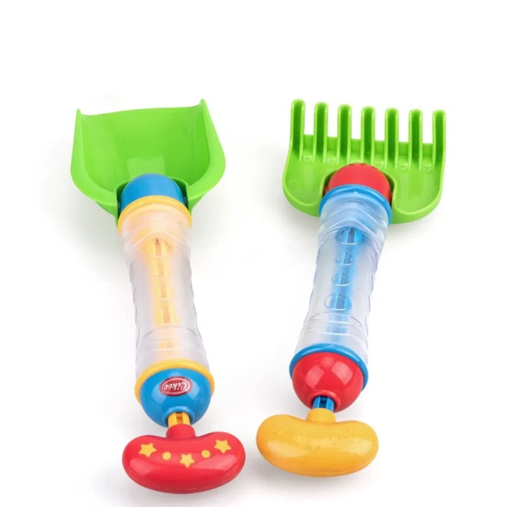 

Plastics Water Fights Beach Toys Rakes Shovels Water Spray Toys Playing Water Cartoon Pulling Type Sprinkler Toy