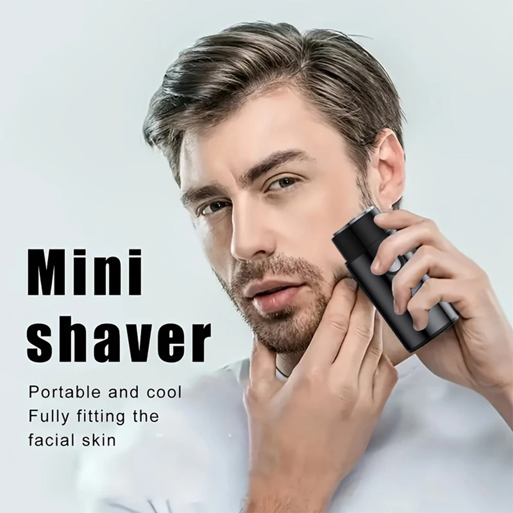 Портативный мини-эпилятор для лица и бикини для мужчин и женщин, триммер для удаления волос, машинка для стрижки, USB перезаряжаемый парикмахерский инструмент для бритья бороды