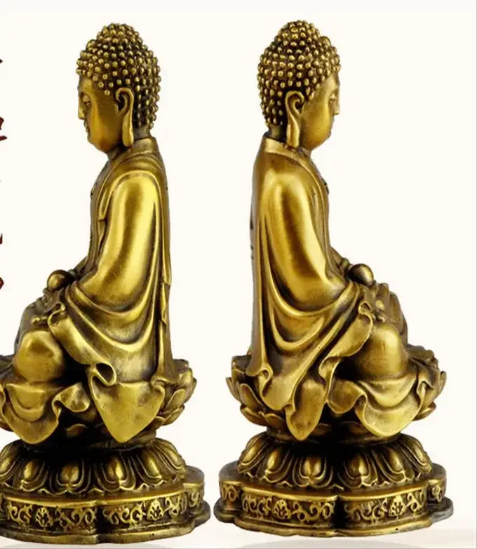 SUIRONG---2017 804+++1pc The copper Buddha Vairocana Buddha statue of Guanyin ornaments