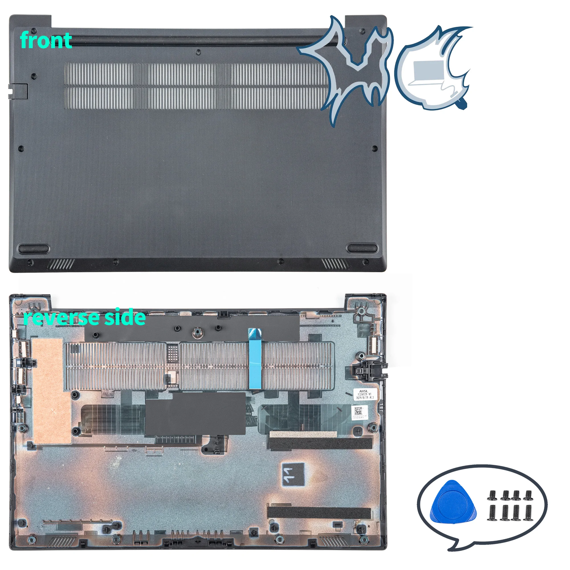 Imagem -05 - Laptop Tampa Traseira para Reparação Moldura Frontal Palmrest Caixa Inferior Peças do Caderno Substituir Novo Alc Ijl V14 g2 Itl Novo