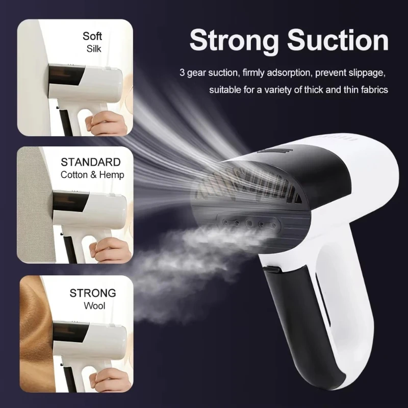 Powerful Adsorption Vacuum Steamer  iron 2 in 1 Steam Ironing Dry Ironing Handheld Garment Steamer Smooth Out Stubborn Wrinkles