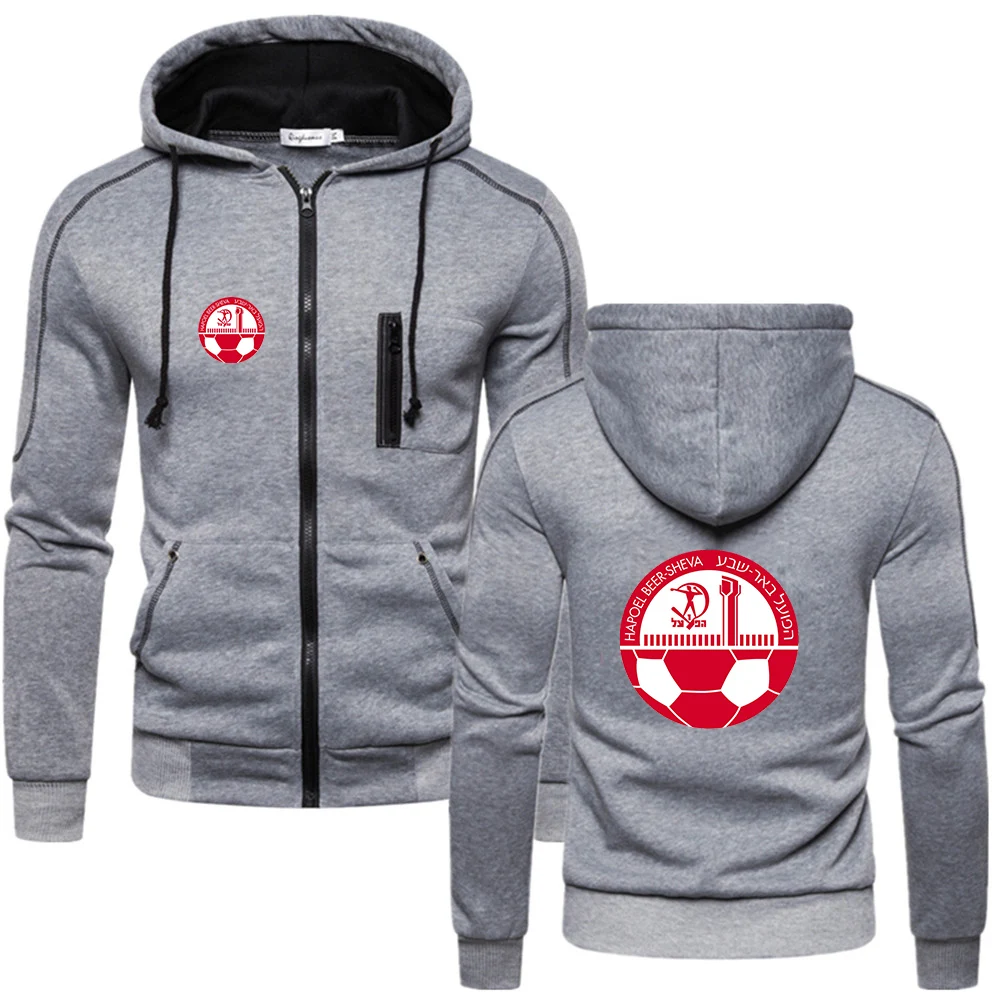 2023 New Men Printing Hapoel Beer Sheva Fashion Brand Spring and Autumn Comfortable Casual Solid Color Hoodies Sweatshirt Tops view 4