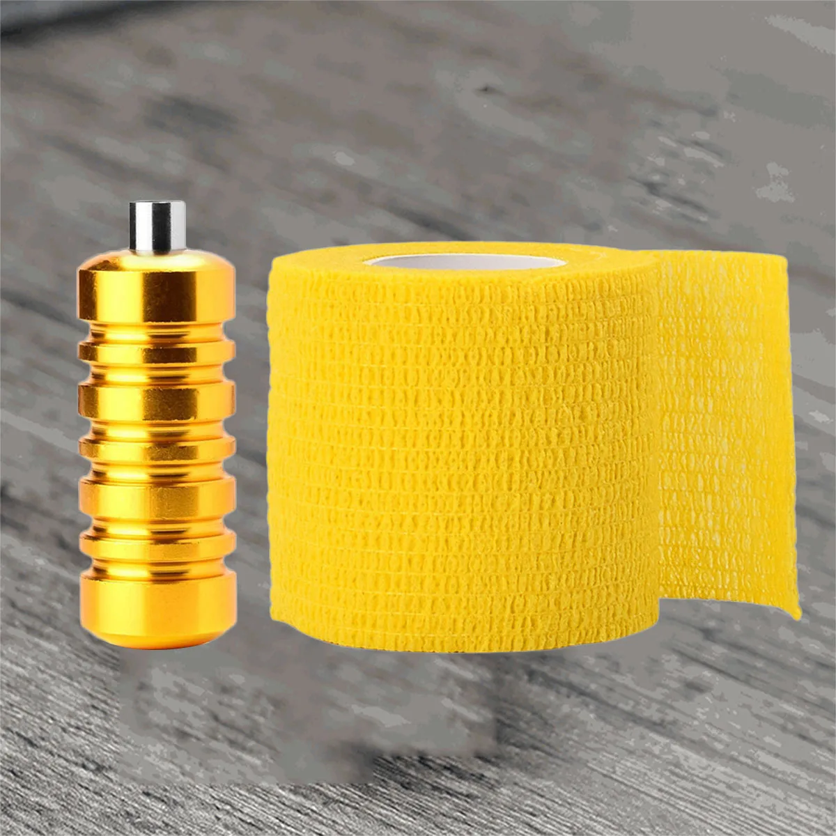 

1 Set Aluminum Tattoo Machine Grip Tube With Anti-Slip Bandage For Body Art Shader Liner Adjustable Cartridge