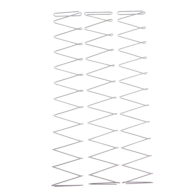 1/3 قطعة الربيع الصلب طول 300 مللي متر مستطيلة ضغط الربيع سلك قطر 1.2 مللي متر مربع الربيع شقة الربيع #1