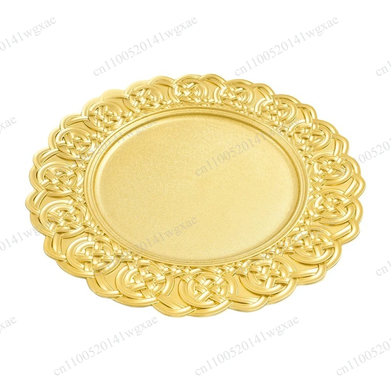 100 PCS 13 Inch Round Charger Plates, Decorative Service Plates for Wedding, Party & Banquet Events