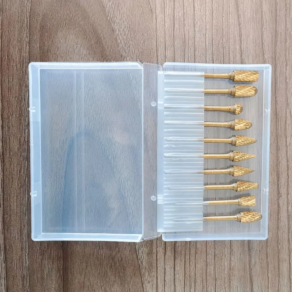 Electric Rotary Tool Bits For For Xinfeng Carbide Files Wood Carving Milling Cutter 3mm Shank Grinding Accessory Set