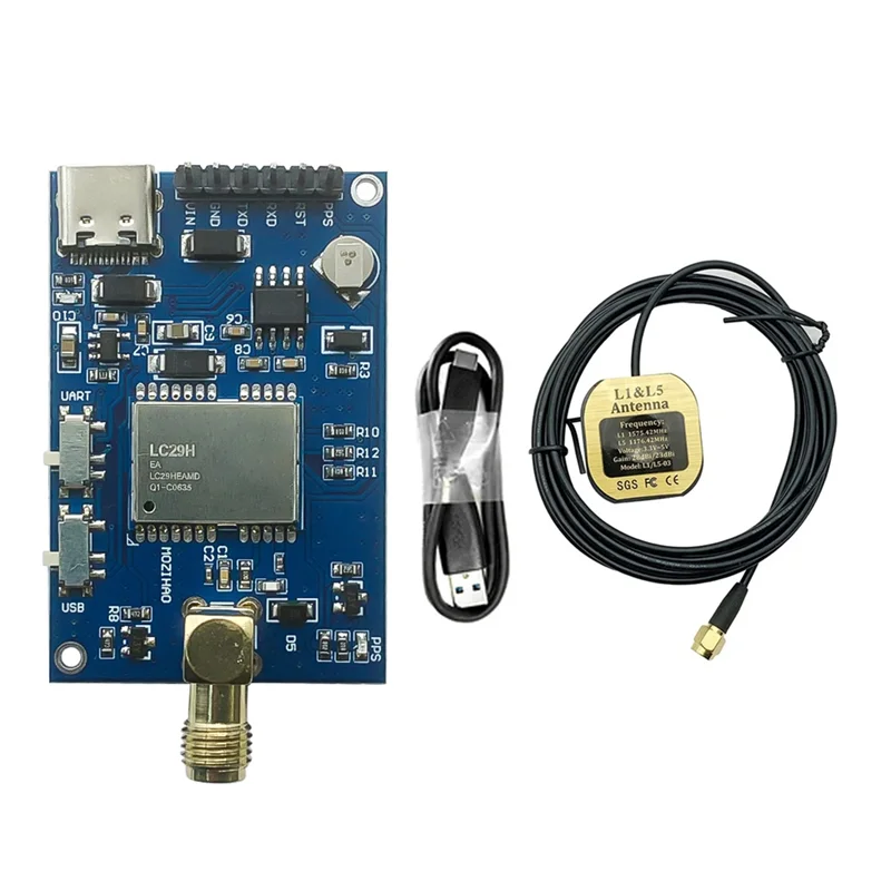 ABMI-Mobile Station Дрон Управление полетом Quectel LC29HEA GNSS Дифференциальный модуль Высокоточный RTK Сантиметровый уровень 10 Гц,