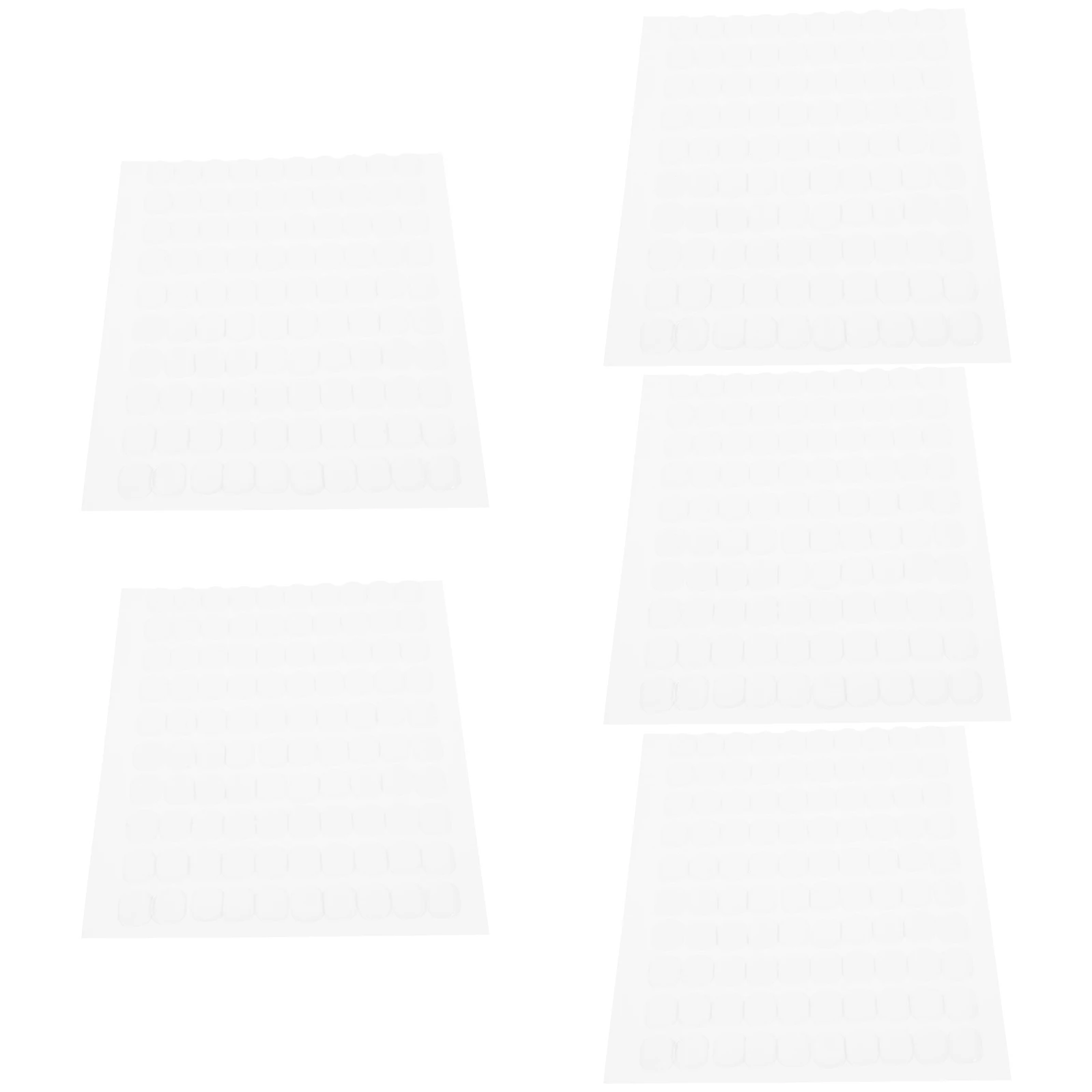

500 Pcs Transparent Removable Double Sided Adhesive Wall Mounting Hooks Clear Sticky Tack Nano Tape for Bathroom Accessories